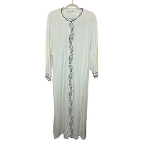 Vintage- authentic- Christian Dior- long terry robe dress- large